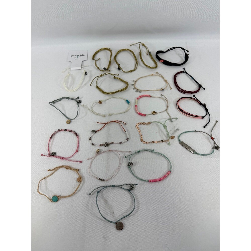 Pura Vida Lot of 20 Bracelets - READ DETAILS